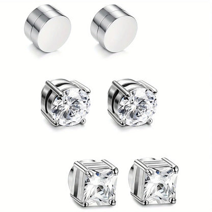 MagnoWear™ Crystal Magnetic Earrings Set