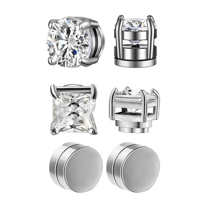 MagnoWear™ Crystal Magnetic Earrings Set