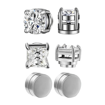 MagnoWear™ Crystal Magnetic Earrings Set