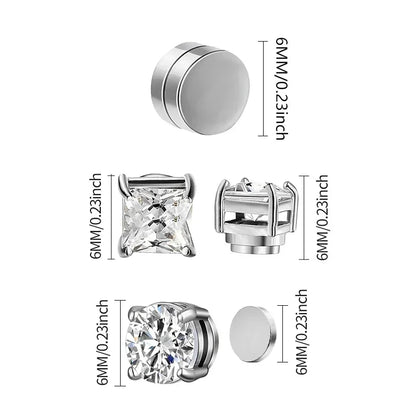 MagnoWear™ Crystal Magnetic Earrings Set